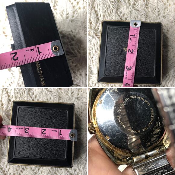 Vintage Mens Waltham Incabloc 17 Jewels Expansion Wrist Watch + Original Box - Picture 15 of 15